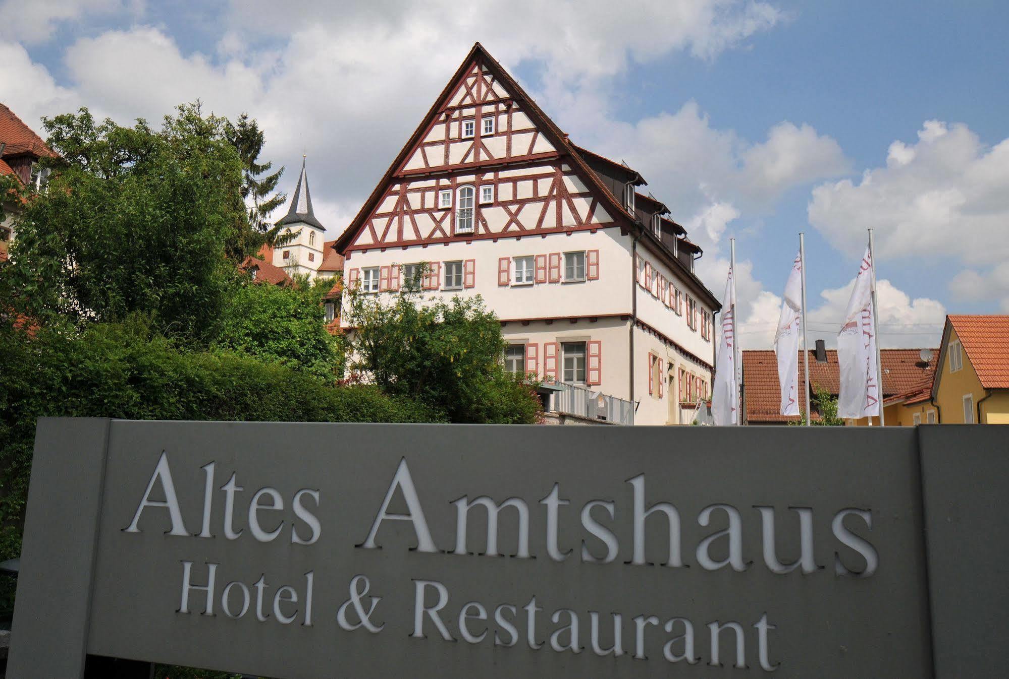Hotel Altes Amtshaus, 3 Mulfingen Exterior foto